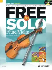 Free to Solo Flute or Violin Approach to Improvising Play-Along Book CD Pack