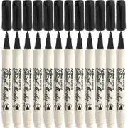 Artline Supreme Brush Marker (Black) [Box 12]
