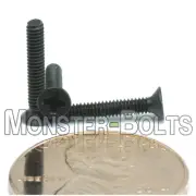 Bulk Qty 4,000 - M2 x 12mm DIN 965 Metric Phillips Flat Machine Screw Black Ox