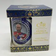 King Charles III Coronation Collectors Lippy Mug Souvenir Elgate Gold Plated