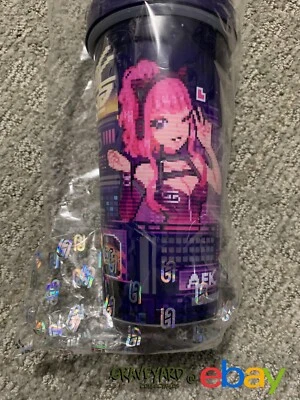 Gamersupps GG Limited Edition Waifu Pixel Shaker Cup - 2069 Pixel Art 24oz