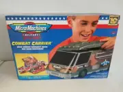 Micro Machines Military Battle Zones Combat Carrier Camo Van, Rare Galoob 1997