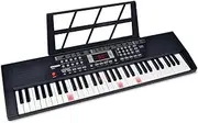 Bontempi | HarmonyKeys - 61 Keys Digital Piano Keyboard, Luminous Keys Perfect for Fun, 83.8 x 25 x 10 cm