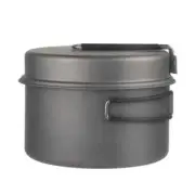 Toaks Titanium Backpacking Cookware Pot with Frying Pan Lid