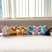 [Choose Poke] Pokemon Center Original Plush Carabiner Keychain Eevee Evolutions