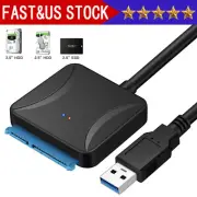 USB 3.0 to SATA III Adapter for 2.5" 3.5" SSD HDD Hard Drive