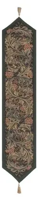 William Morris Green French Tapestry Lined European Table Runner Mat Home Decor