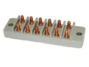 8TB10F, MARATHON, Navy Class Terminal Block 300V Rms A-A-59125/Mil-T-55164