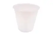 Livingstone Polypropylene Plastic Drinking Cup, 104mL, Cafe/Bar Type, Disposable, Recyclable, 100/Sleeve, 25 Sleeves/Carton