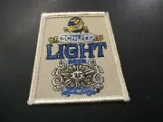SCHLITZ BREWING light vintage classic PATCH sew on craft beer brewery