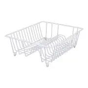 Plastic Wire Medium Dish Drainer 44x35x14cm - White - D.Line