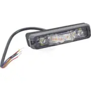 Directional LED Light - Amber, 6 LEDs, 13 Flash Patterns, IP67 Rated