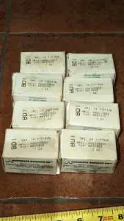 (1) SMITH BEARING Cam Follower 1 5/8 in Dia Std 1 Row Dbl Sealed Hex Socket NIB