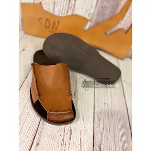 🍀MIT台灣製造🇹🇼-腳丫子SDN（R1718）手工真皮開口縫線張菲鞋、張菲拖鞋