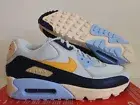 NIKE AIR MAX 90 ESSENTIAL PURE PLATINUM-YELLOW OCHRE SZ 8.5 [AJ1285-008]