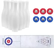 Mini Desktop Bowling Game Set for Boys and Girls Indoor Family Fun Portable Bowling Toy Parent-Child Interactive for Parties