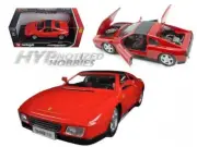 BBURAGO1:18 FERRARI 348TS DIE-CAST RED 18-16006