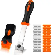 Multi-Purpose Razor Blade Scraper Set,Min Scraper,Heavy Duty Long Handled Razor