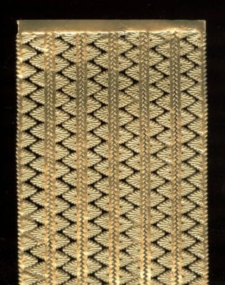 ANT GOLD GERMAN DRESDEN DIE CUT TRIM LG. POINTS BORDER VICTORIAN CRAFTS