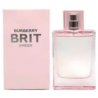 在飛比找PChome24h購物優惠-BURBERRY BRIT sheer 粉紅風格女性淡香水 
