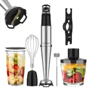 1100W Corded Hand Blender – 6-in-1 Stick Blender – Variable Speed Immersion B...