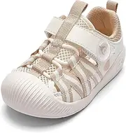 [Balabala] Toddler Sneakers Girls Boys Breathable Walking Shoes Sport Sandals Sandals Lightweight Mesh Upper with Hook and Loop