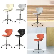 Bar Stool Adjustable Swivel Barstool with Wheels Modern Reception Desk Chair