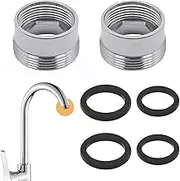 Mtxorvix 2PCS Faucet Adapter, Sink Hose Attachment, Tap Aerator Connector, Extension Suitable for Connecting Kitchen Bathroom Garden Sink