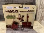 1/64 Scale Hesston Hay Set 1/64 Die Cast Rake Round Baler Mower Die-Cast Ertl