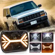 For Chevy Express Cargo Van 1500 2500 3500 DOT 5X7" 7X6" Hi/Lo LED Headlight DRL (for: Peugeot)