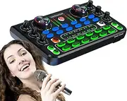 Sound Mixer for PC, Sound Effects Board, Podcast Soundboard, Music, Audio Recording Mixers, Professional Control, Desktop for Streaming and Recording, Sturdy and Compact, Perfect