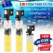 Submersible Water Internal Filter Pump For Aquarium Fish Tank Pond 12-25W