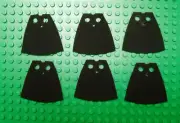 6 custom cape made to fit Lego Darth Vader maul Grevious Yoda jedi black cloak
