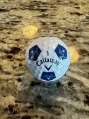 (1) RARE Callaway Chrome Soft TRUVIS Logo BALL - DALLAS COWBOYS Golf Club NFL