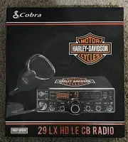 HARLEY DAVIDSON COBRA 29 LX HD LE CB RADIO 4-COLOR LCD DISPLAY NEW