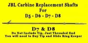 Shaft for JBL Mini D5 Carbine D6 SpearGun D7 Super Spear Gun D8 Replace lost