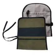 Portable Roll up Tool Bag Multiple Pockets Multi-Purpose Small Canvas Tool Bag