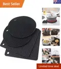 Silicone Trivet Mats - Heat Resistant Trivet Mats Pot Mat Pot Coaster for Cou...