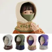 Thickened Ear Protection Cap Soft Balaclavas Hats Scarf Set for Kids