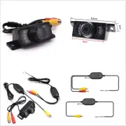 2.4G Wireless Universal 170° Car Off-Road Reverse Parking Backup 7LED IR Camera