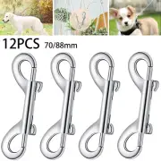 12Pcs Double Ended Bolt Snap Hook Clips Multifunctional Double Trigger Clips BLR