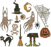 Sizzix Frightful Things Thinlits Die Set Tim Holtz, 17 Pack