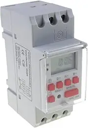 HAODEE 20pcs THC15A Din Rail Timer Relay Time Switches Weekly Programmble Electronic Touch Switch Bell Ring Device (Color : Red Press, Size : 12V DC)