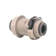 John Guest Grey Acetal Fittings Bulkhead Connector PI1208S or CI1208W 1/4"
