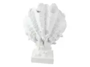 32cm White Clam Planter Holder Flower Vase Pot Shell Ocean Home Garden Decor