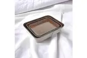 Leatherkart Leather Tray - Set of 3 Trays - Dark Brown