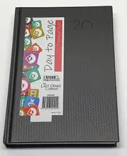 2025-2026 Financial Year Diary Everyday A5 Day to Page Black Last Diary Company FEA51BK