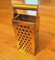 Grater 9 Inch Stainless Steel Four-sided Gold Multi-sided Grater little dent