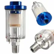 Spray Paint Gun 1/4'' BSP Mini in Line Air Filter Moisture Water Trap Tool EC