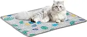Cat Cooling Mat,Pet ICES Cool Pad - Foldable Scratch Resistant Sleeping Mat Bed Pet Supplies for Indoor Outside Sofa Crate Dogs Cats